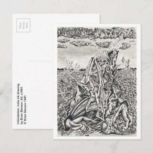 威迫 ポストカード (正面/裏面)