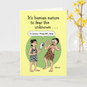 娘おもしろいからの父の日カード カード (黄色い花)