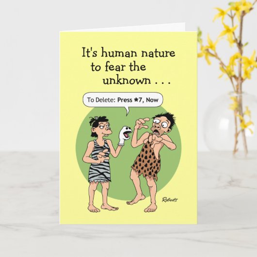 娘おもしろいからの父の日カード カード (黄色い花)