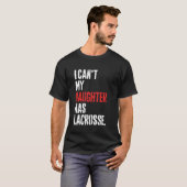 娘おもしろいにラクロスは無い Tシャツ (正面フル)