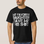 娘お気に入りのが与えこのシャツ父の Tシャツ (正面)