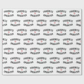 娘お気に入りのの家族の懇親会ギフトおもしろい ラッピングペーパー (フラット)