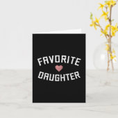 娘お気に入りの家懇親会娘おもしろい カード (黄色い花)