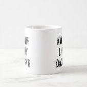 娘からお父さんへの名入れコーヒーマグ コーヒーマグカップ (中央)
