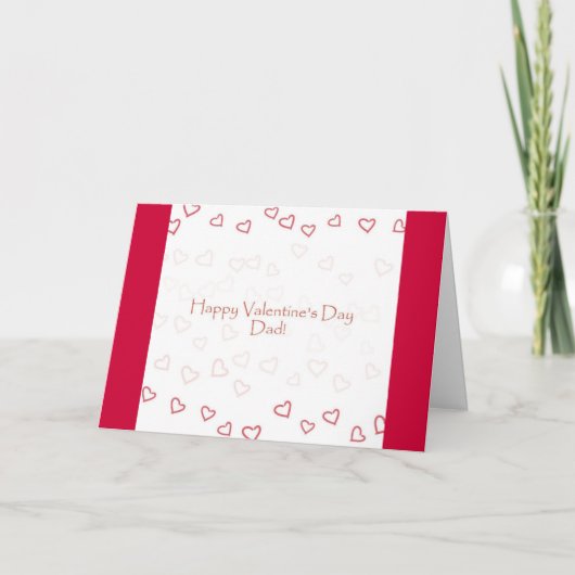 娘からのパパのためのバレンタインカード シーズンカード (正面)