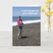 娘からの父の日カード カード (黄色い花)