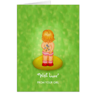 娘からの親への愛のフラワー・ガール