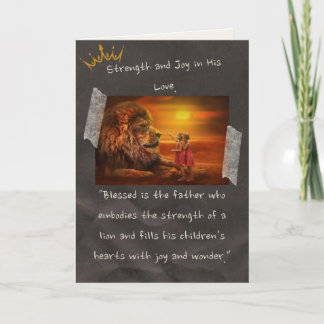 「娘からパパへ、5"×7" 父の日カード」 カード