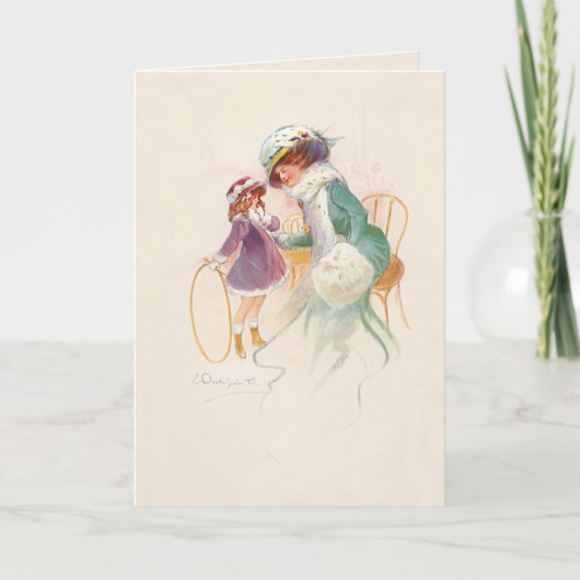 娘かわいらしとビクトリアンErmineの母親 シーズンカード (正面)