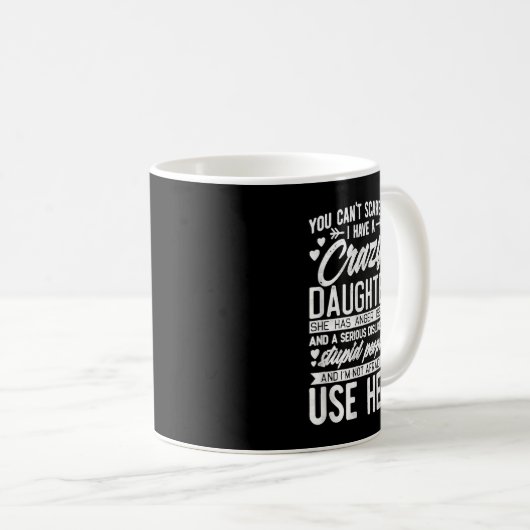 娘がいるなんて怖がらせ熱狂するない コーヒーマグカップ (正面右)
