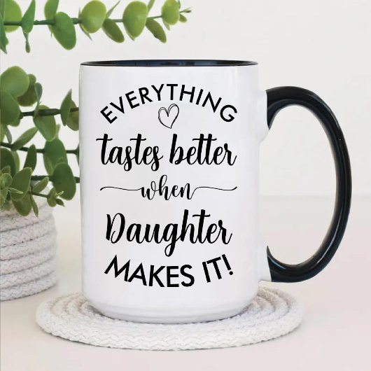 娘が作ると何でも好い ツートーンマグカップ