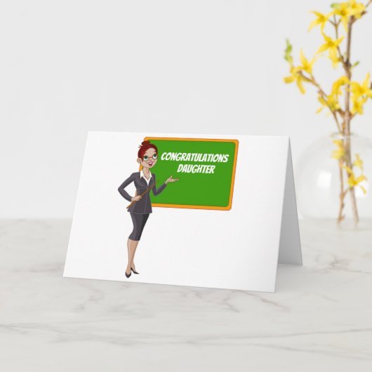 ***娘が先生*** カード (黄色い花)