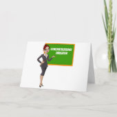 ***娘が先生*** カード (正面)