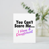 娘が四人いる私を怖がらせることはできない ポストカード (スタンド正面)