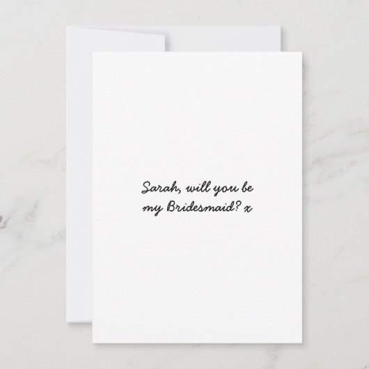 娘が妹のフラットカードを手に入れたのは分かった カード (裏面)