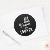 娘が弁護士だから散らかすな ラウンドシール (封筒)