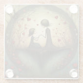 娘が恋をする ガラスコースター (裏面)