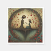 娘が恋をする スタンダードカクテルナプキン (正面)