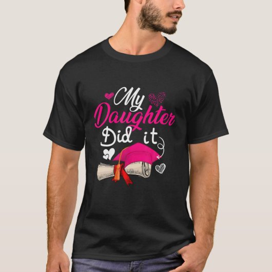 娘が院長の娘グラ誇りを持ったを Tシャツ (正面)