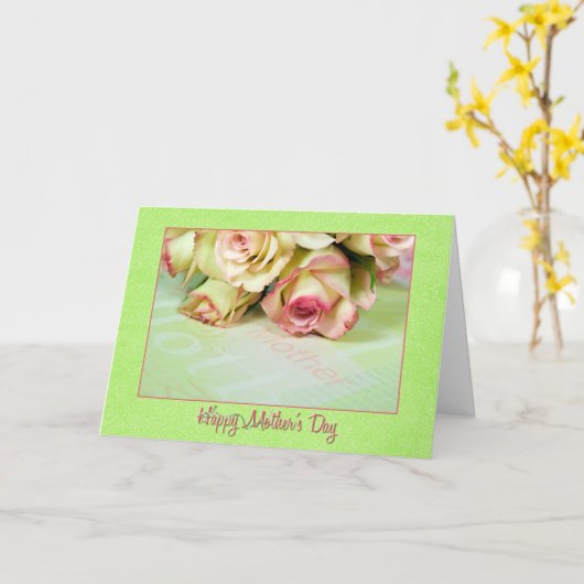 娘が…母 カード (黄色い花)