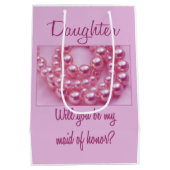 娘さん私のメイド・オブ・オーナー（花嫁付き添い人）? ミディアムペーパーバッグ (裏面)