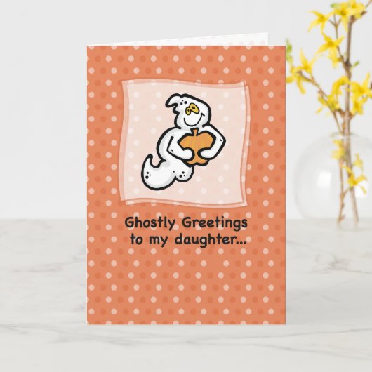 娘さん、ご挨拶 カード (黄色い花)