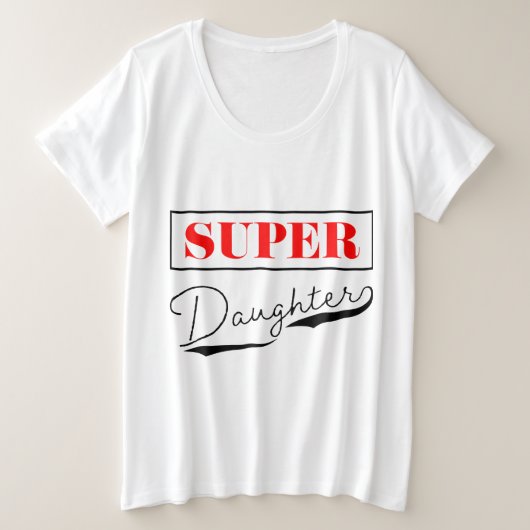 娘すごい プラスサイズTシャツ (デザイン正面)