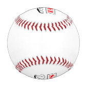 娘すごい 野球ボール (裏面)