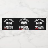 娘すごいPhDの感謝のマ素晴らしマ ペットボトルラベル (シングルラベル)