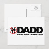 娘たちに対するDADDのデートすること ポストカード (正面/裏面)