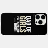 娘たちのパパは少数派 面白い父の日 Case-Mate iPhoneケース (裏面 (横))