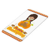 . .娘たちへの幸福な感謝 マグネット (左側)