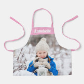 娘たちフォトガールズピンク エプロン (正面)