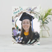 娘たち卒業自然リースフォトカード シーズンカード (スタンド正面)