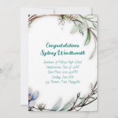 娘たち卒業自然リースフォトカード シーズンカード (裏面)