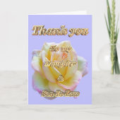 娘と娘婿に感謝 サンキューカード (正面)