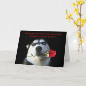 娘と息子の結婚記念日おめでとう カード (黄色い花)