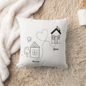 娘と母ロングディスタンスラブ人間関係 クッション (ブランケット)