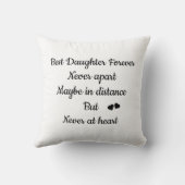 娘と母ロングディスタンスラブ人間関係 クッション (裏面)