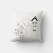 娘と母ロングディスタンスラブ人間関係 クッション (正面)