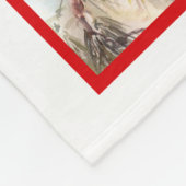 娘には赤い鳥のように飛んで欲しい フリースブランケット (角)