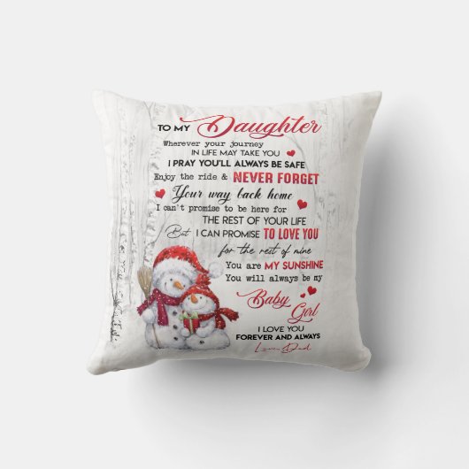 娘にパパ クッション (裏面)