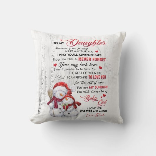 娘にパパ クッション (正面)