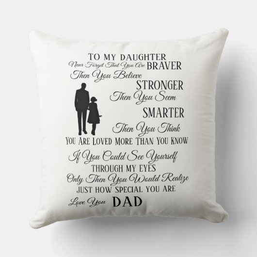 娘にパパ クッション (裏面)