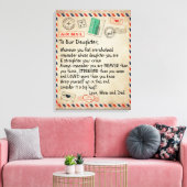 娘にラブレターを キャンバスプリント (インサイチュ (リビング))