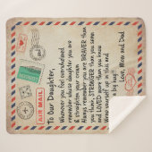 娘にラブレターを シェルパブランケット (正面(横))