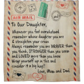 娘にラブレターを シャワーカーテン (正面)