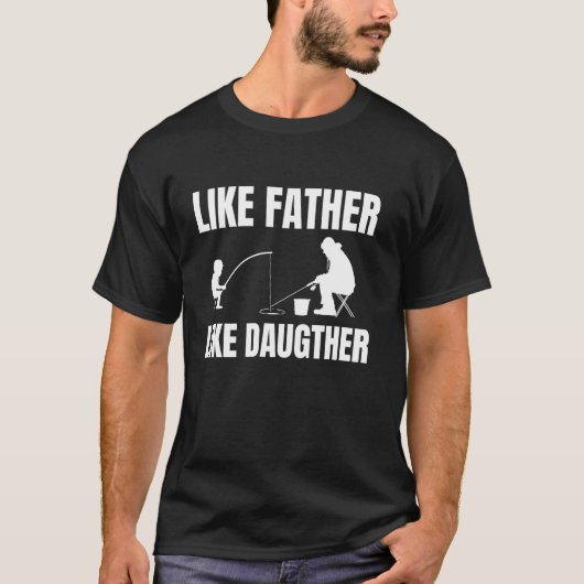 娘に似た息子 アイスフィッシング Tシャツ (正面)