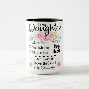 娘に娘のコーヒーマグ最高の贈り マグカップ