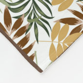 娘に忘れは母が好き フリースブランケット (角)